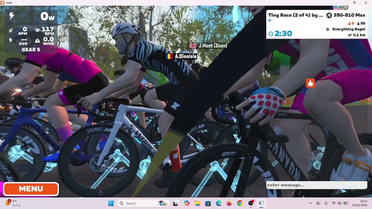 Zwift   Tiny Race 1 4