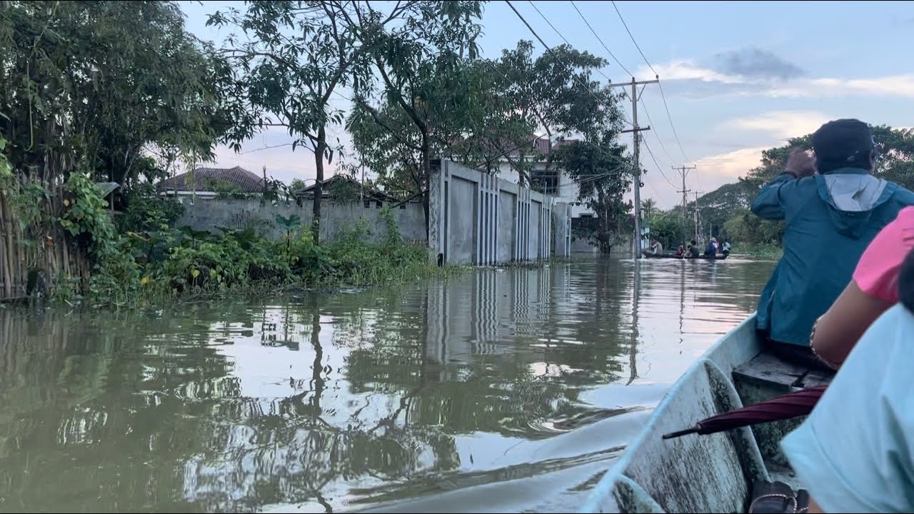 Flood in Myanmar | 6 days without electricity‼️