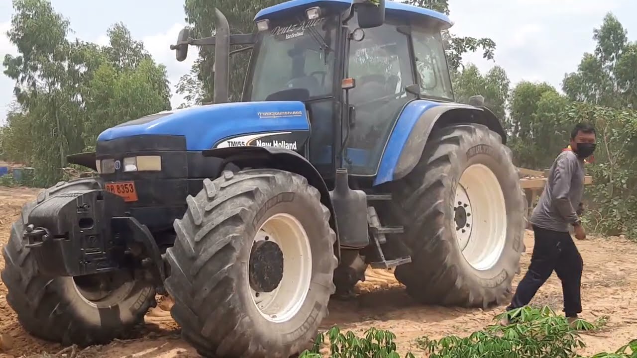 ใหญ่จริงๆ รถไถยักษ์ NEW HOLLAND TM155 VIP แรงจัด  tractor EP.8306