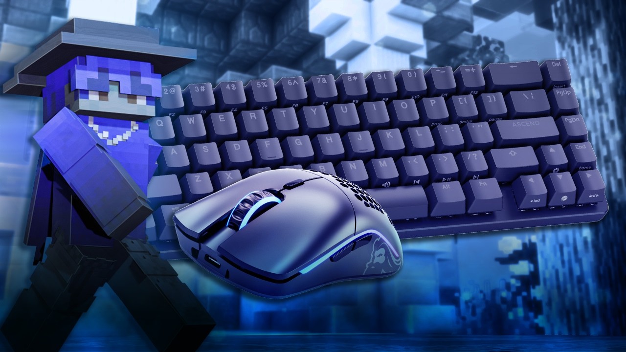Hive Bedwars Keyboard & Mouse ASMR [4K 2880FPS] [Shaders] [Drag clicks]