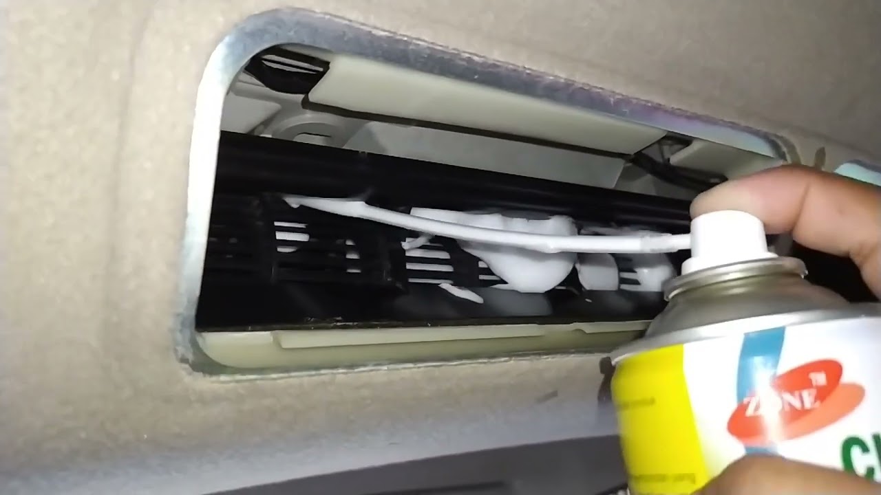 bersihkan ac double blower ERTIGA pakai AC Cleaner, tanpa bongkar plafon