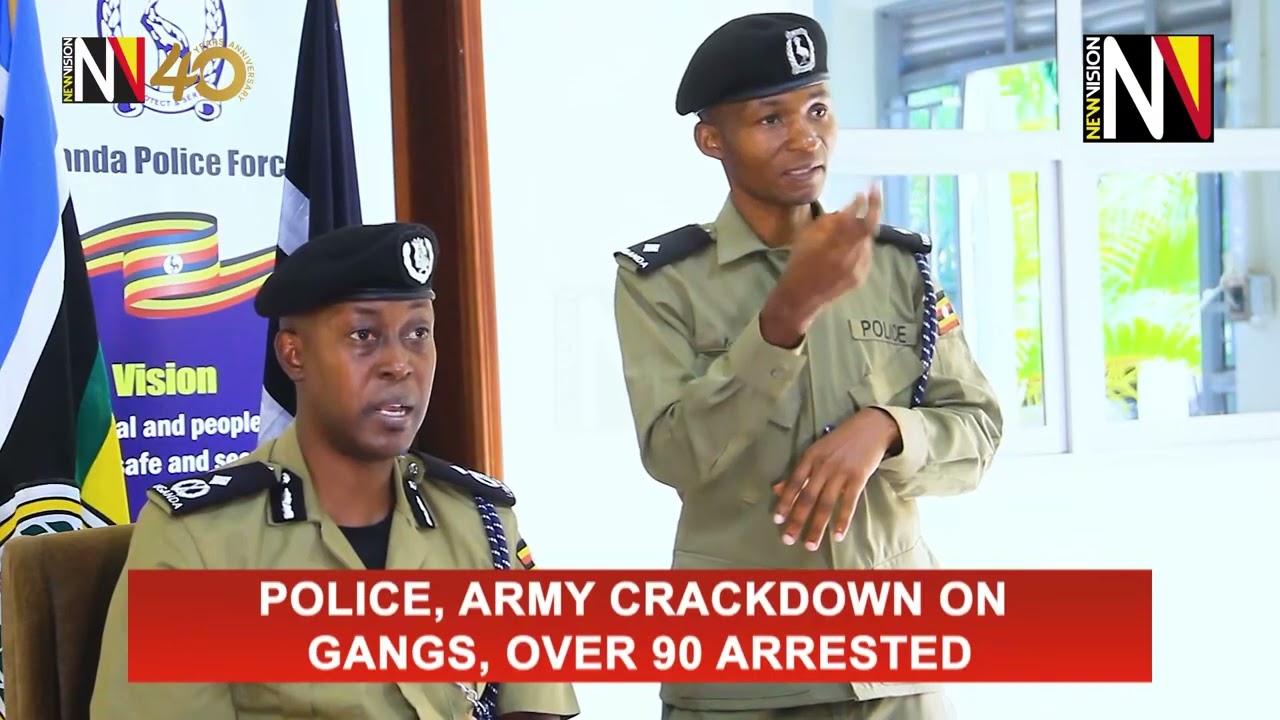 Police, Army crackdown on gangs, over 90 arrested