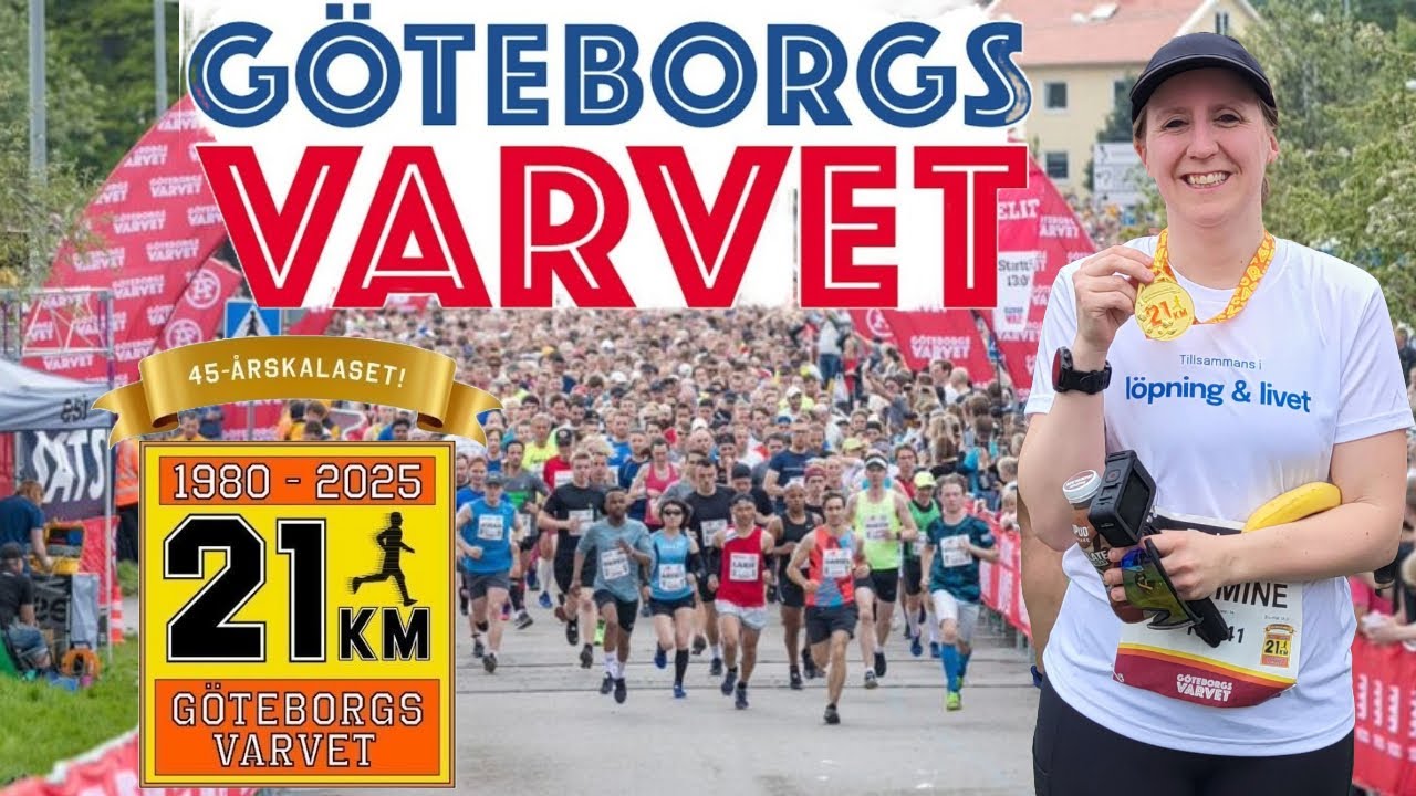 Jag springer GÖTEBORGSVARVET för FÖRSTA gången | VLOGG