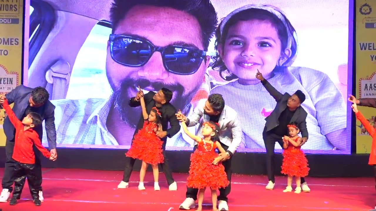 Father & Child Dance @ Shanti Juniors Preschool Bardoli