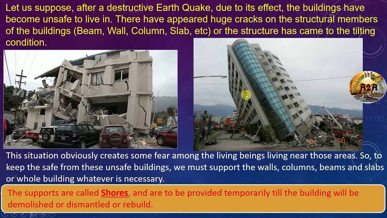 Temporary Construction | Shoring and its types | Building Construction | Nilesh Jha