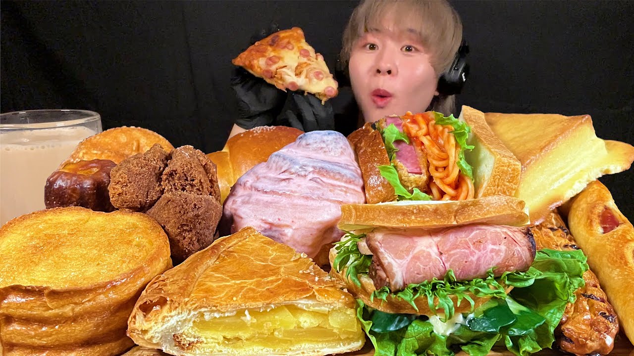 ASMR パン屋さんのパン大食い‼️〜「パン屋で働いてる」って好感でしか無い〜【咀嚼音】