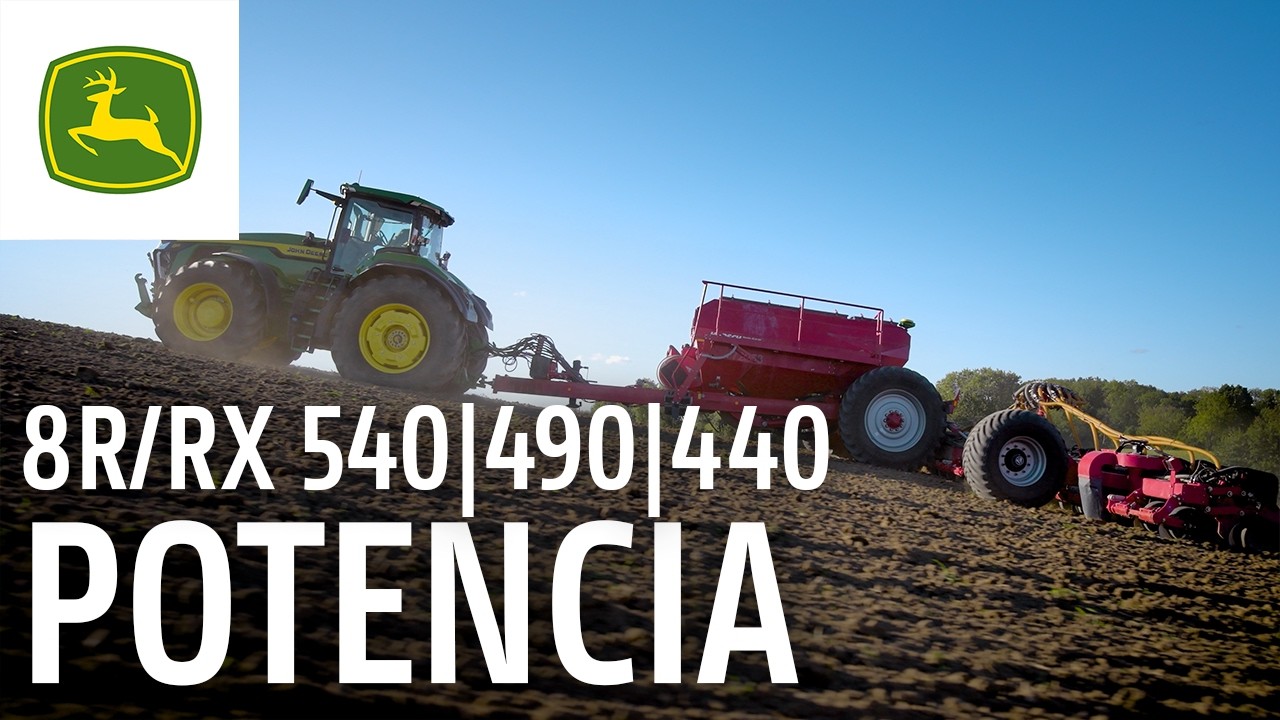 8R/8RX 540: Cubre hasta un 40 % más de terreno con la potencia de John Deere