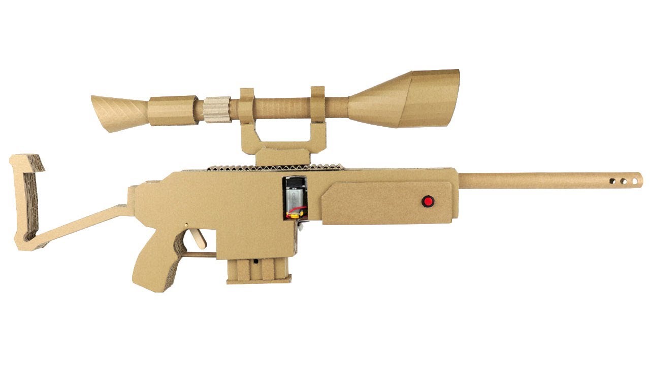How To Make FORTNITE Sniper - Cardboard