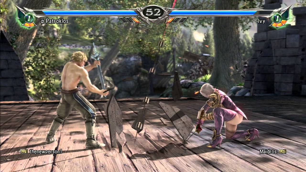 Alpha Patroklos vs Ivy (Maidros) [Soul Calibur V Player Match]
