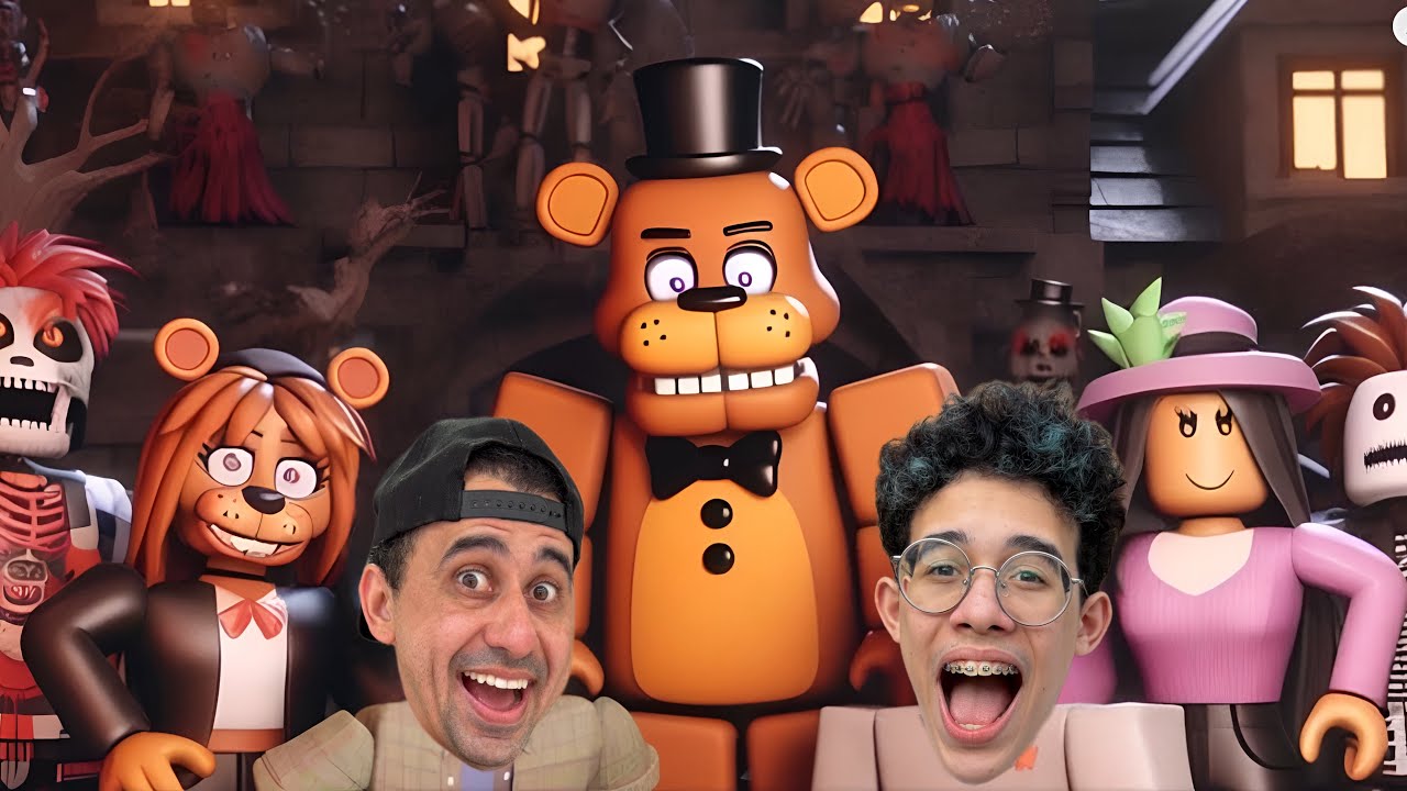 FUJA DOS ANIMATRONICS DO FNAF ! Roblox 