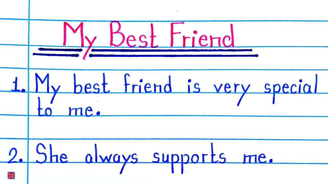 10 Lines on My Best Friend in English | Easy & Simple Essay My Best Friend