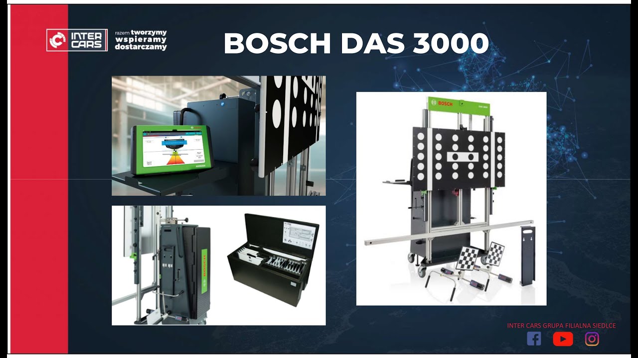 NOWE UNIWERSALNE URZĄDZENIE DO KALIBRACJI SYSTEM&Oacute;W ADAS 3000 BOSCH DOSTĘPNE W INTER CARS