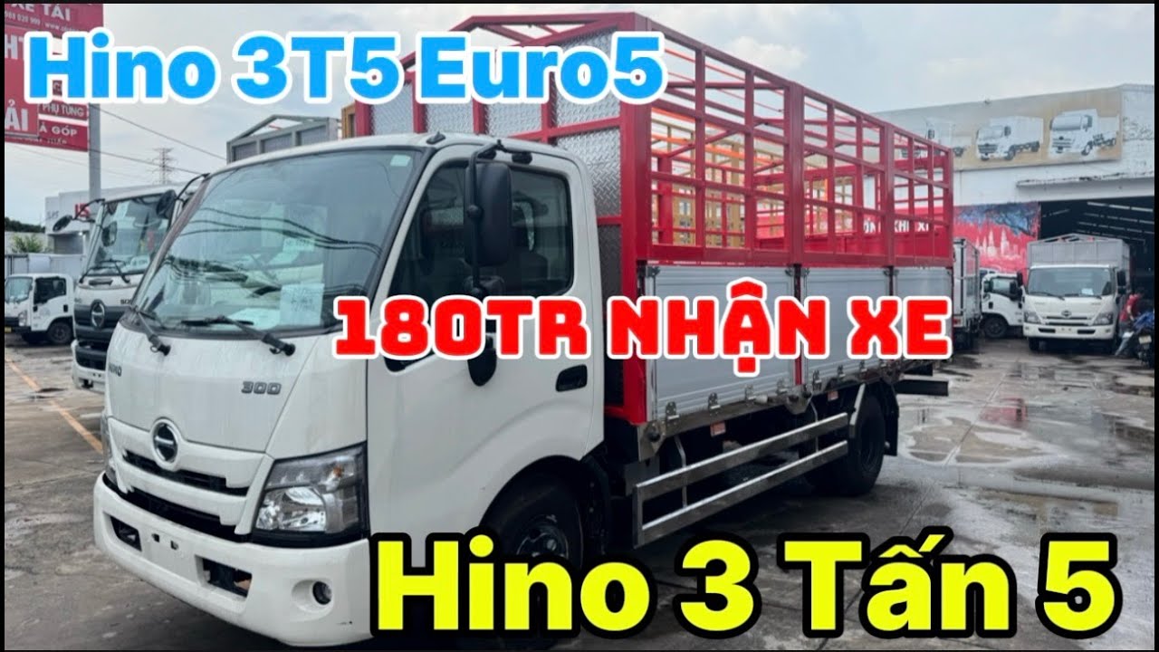 Báo Giá Hino 3 Tấn 5 | Hino ZXU 720 3 Tấn Rưỡi | Hino 3T5 Thùng Dài 5m2 Euro5