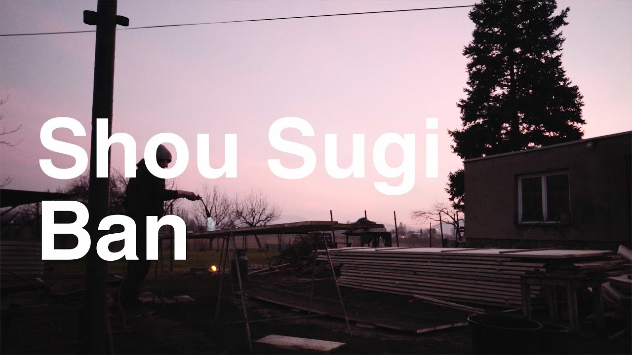 Opalování dřeva - Shou Sugi Ban