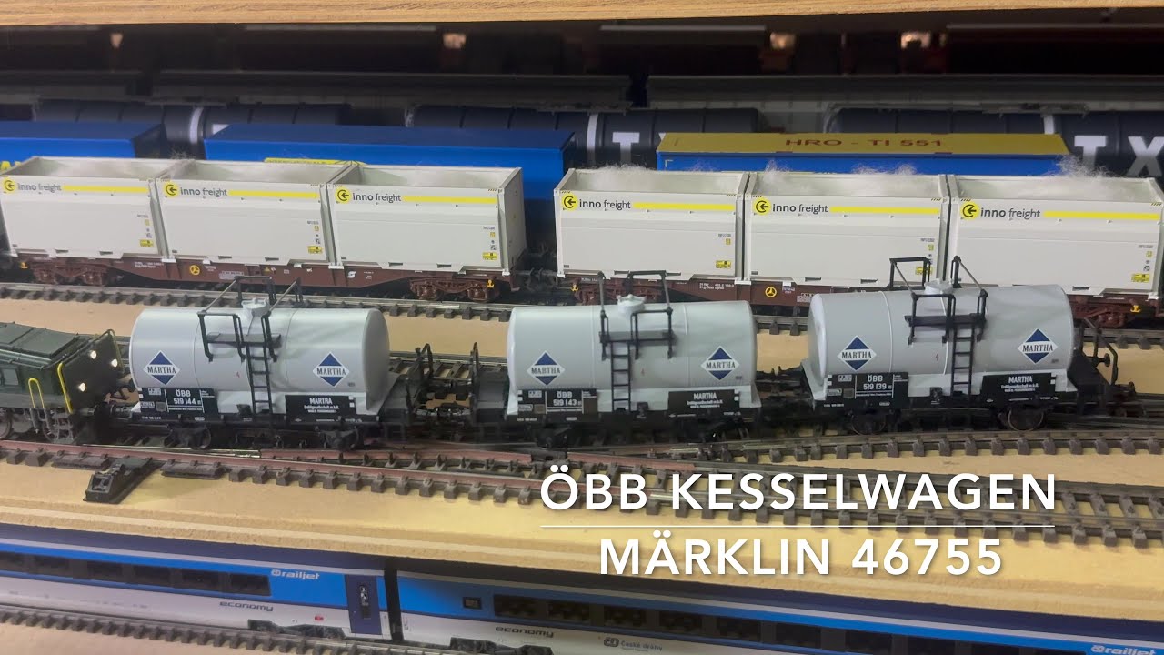 ÖBB Kesselwagen - Märklin 46755 - Neuheit 2023  UHD/4K
