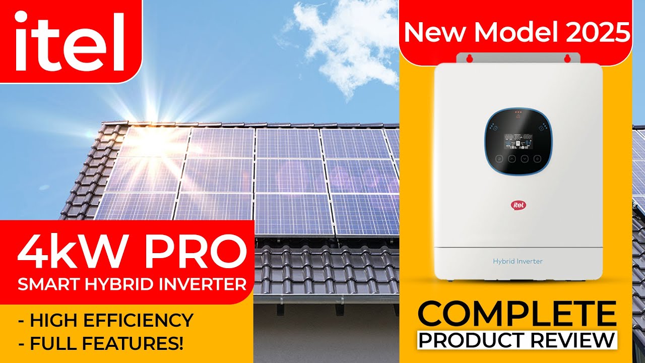 itel 4KW Pro Hybrid Solar Inverter | Unboxing & Review | Latest 2025 Model