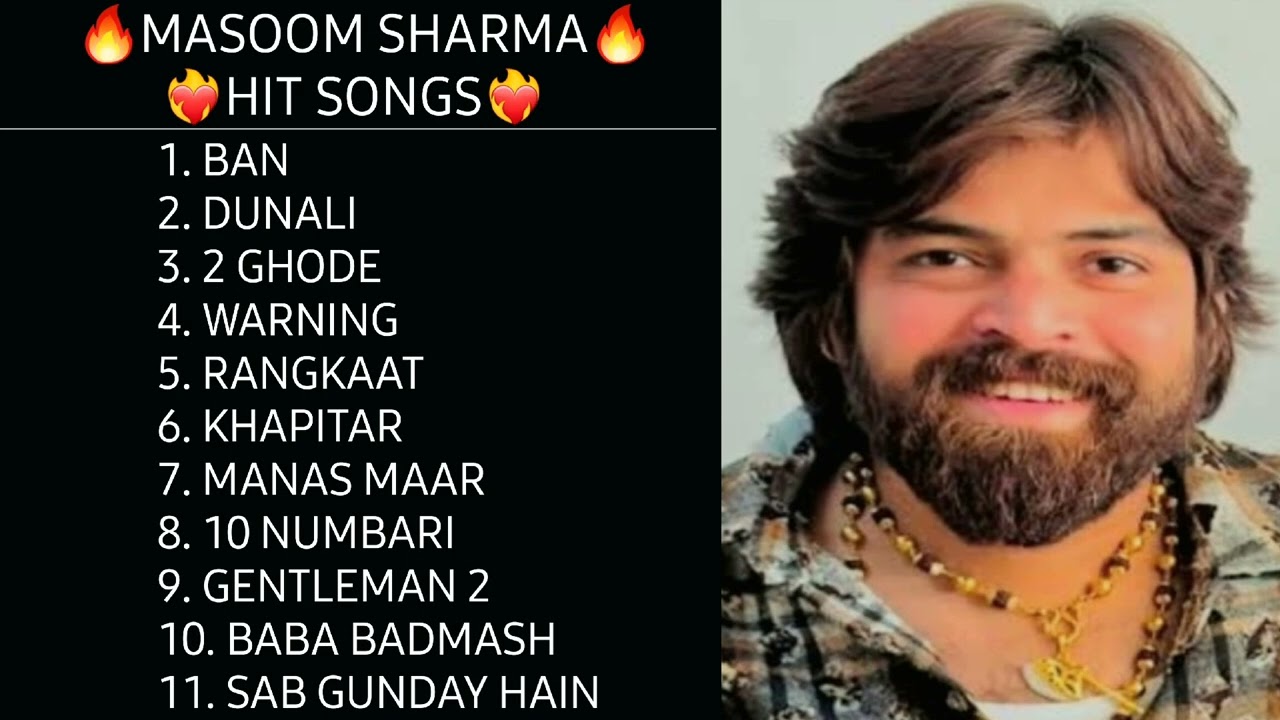 Masoom sharma popular songs | Hits of masoom sharma - Jukebox | Haryanvi songs 2025.