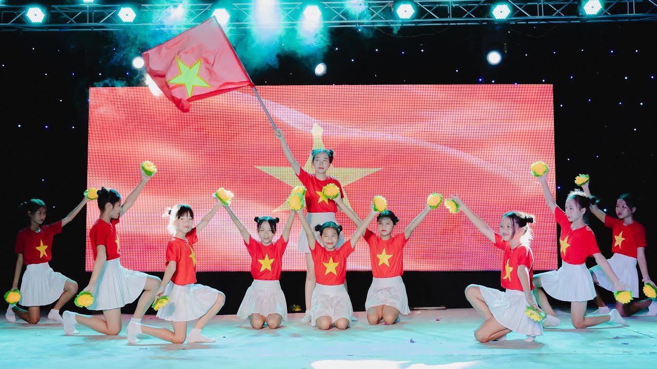 [ NHẢY -MÚA]  NHỮNG TRÁI TIM VIỆT NAM - đến từ các bạn thiếu nhi thôn duy hà 🥰🥰🥰