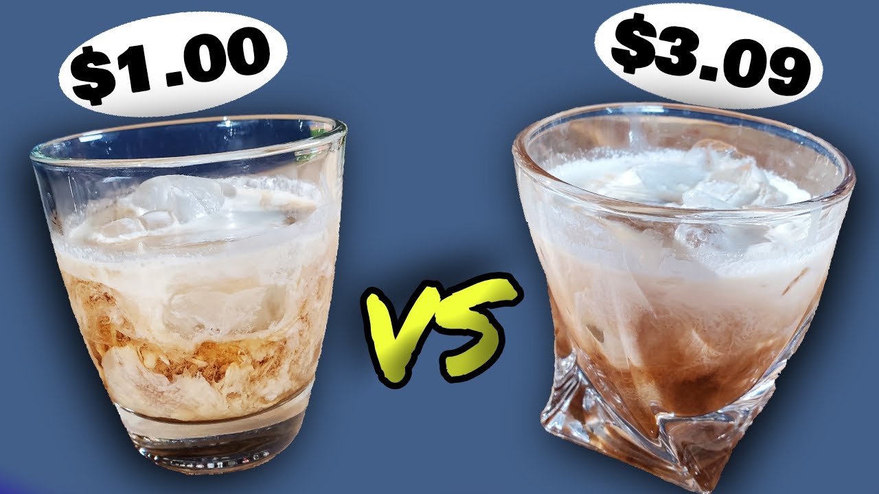 White Russian | Cheap VS Expensive