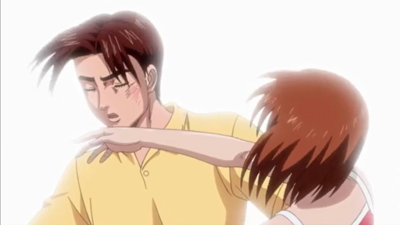 Mika Slaps Takumi INITIAL D FIFTH STAGE