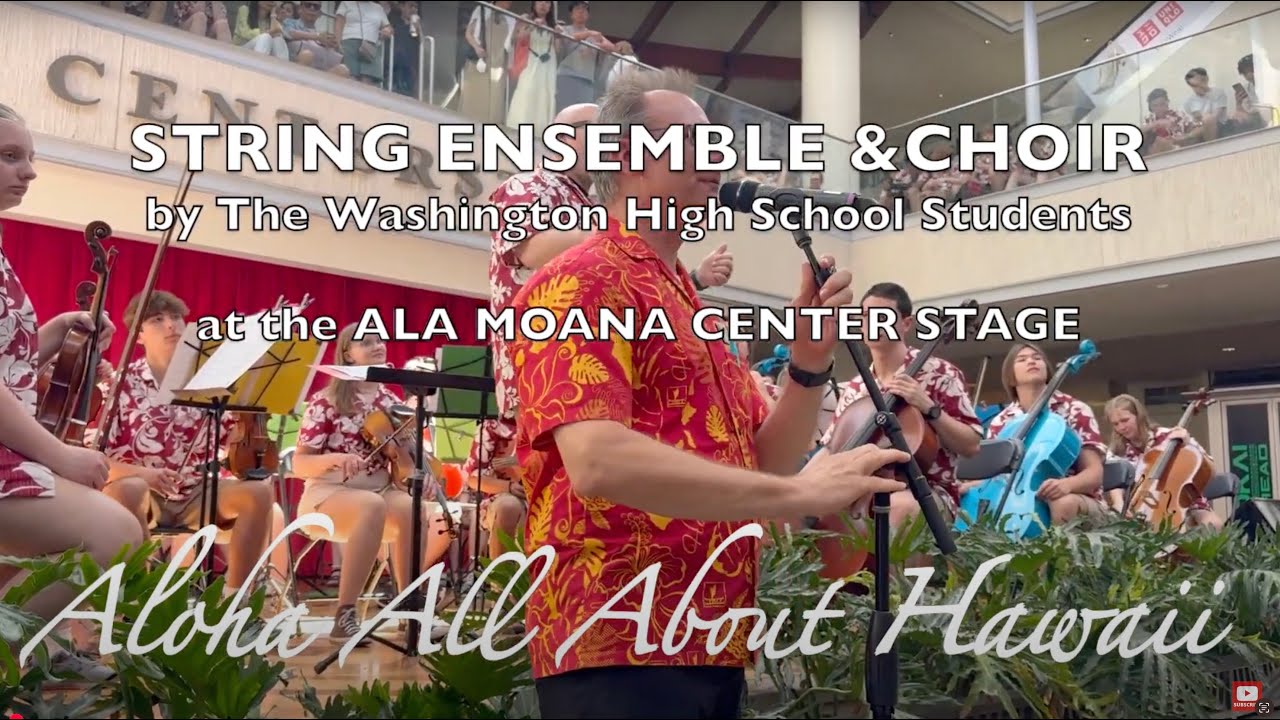 WASHINGTON HIGH SCHOOL CONCERT - April 7, 2025.#AlaMoanaCenter, #hawaii,