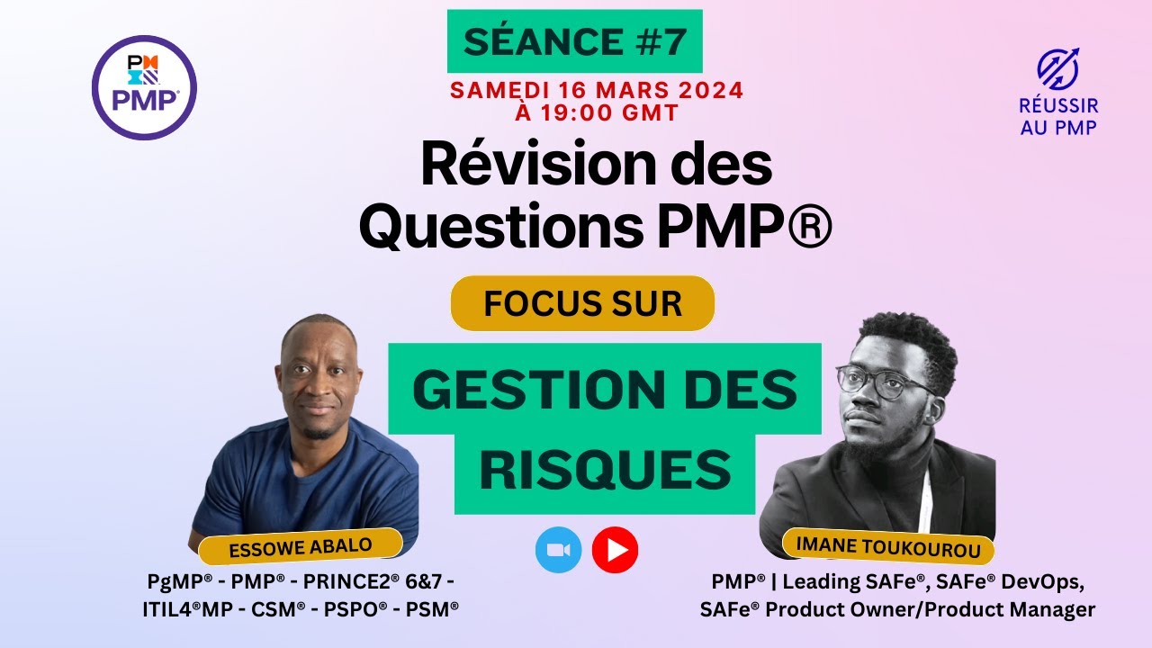 7em Révision des Questions PMP® : Gestion des Risques