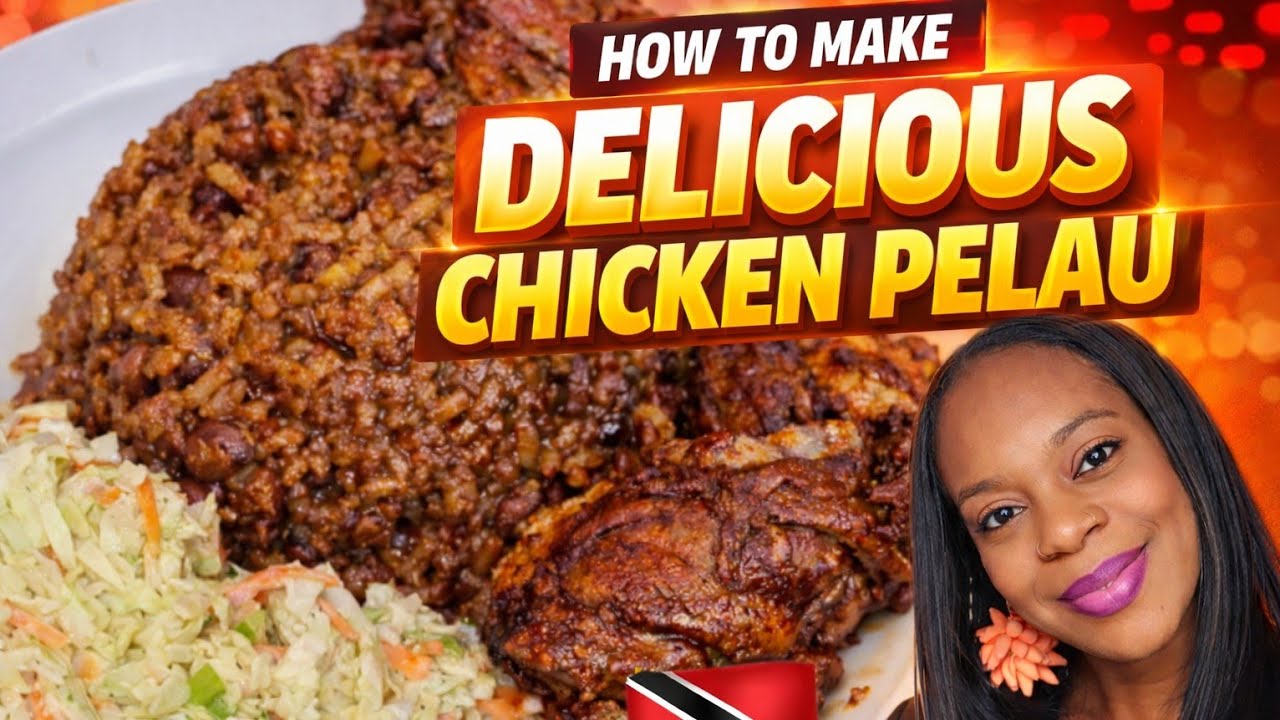 Amazing Trini  Chicken Pelau Recipe