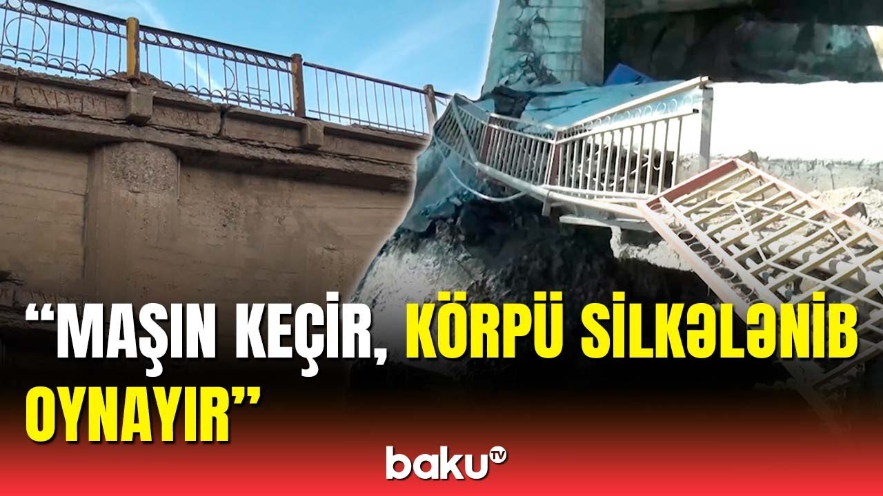 Hər an uça bilər | Quba sakinlərini qorxuya salan körpü təmir ediləcək?