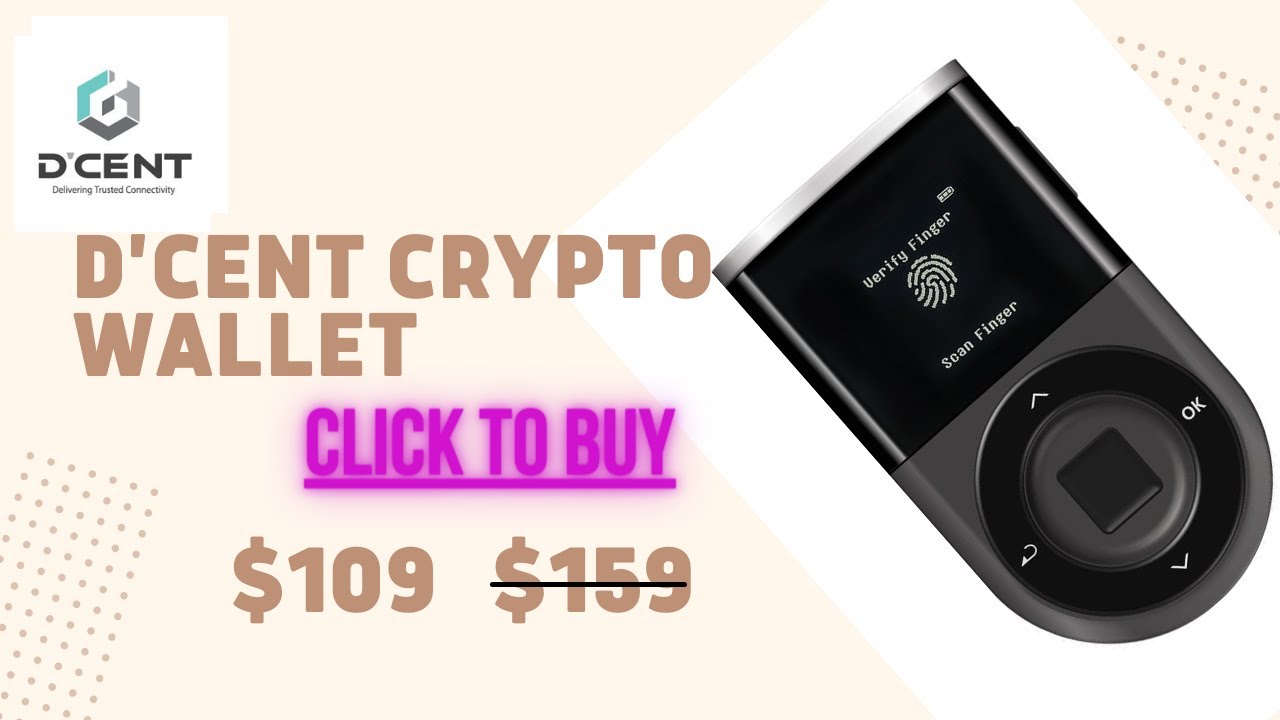 D'CENT Crypto Wallet # The most Advanced Crypto Wallet # Biometric