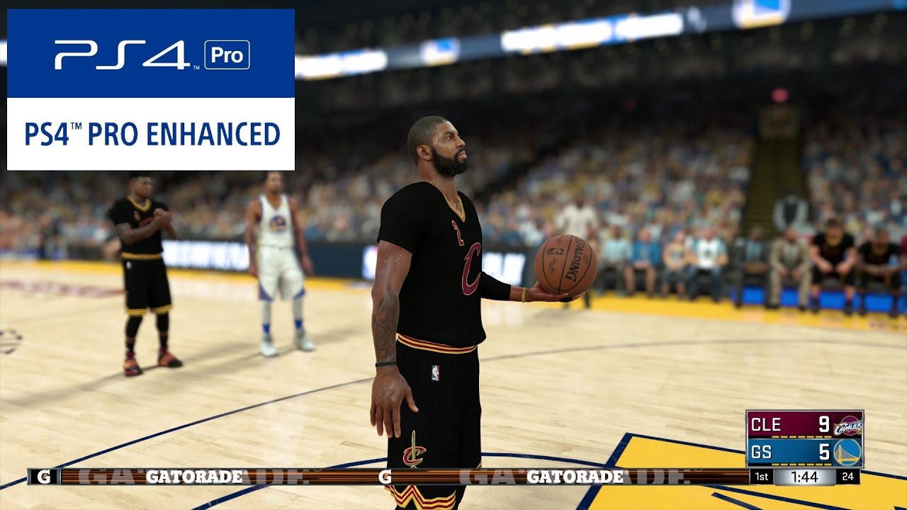 PS4 Pro | NBA 2k17 - Cavaliers vs Warriors - 1 Quarter of Gameplay (60fps 1080p)