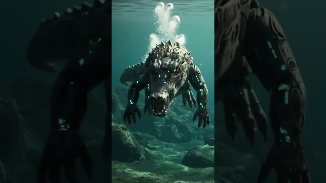 Underwater Cyber Gator  Robot vs  Robot