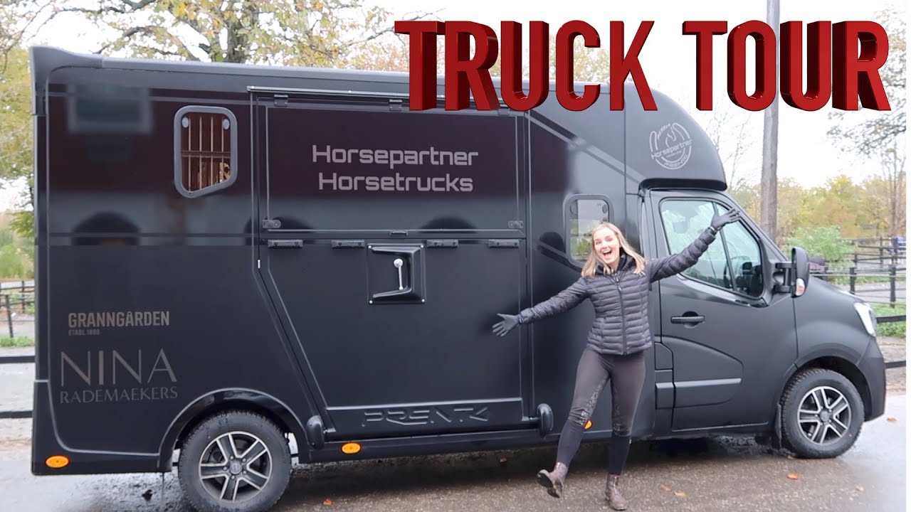 ♘ TRUCK TOUR♘ Visar min nya hästlastbil!!!