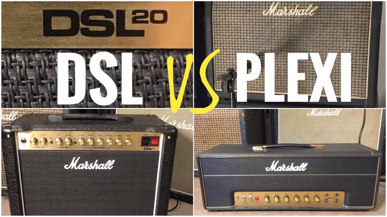 DSL vs PLEXI - Marshall DSL20 vs 1987X