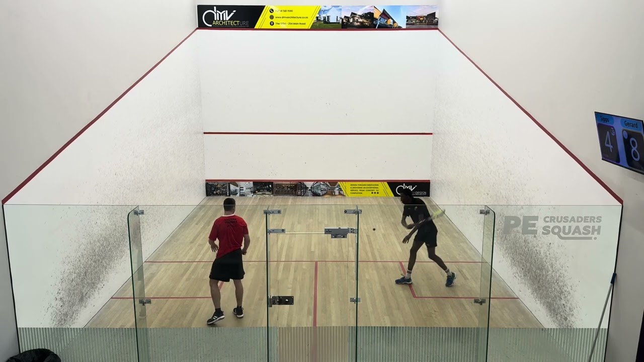 Gerard Mitchell vs Siphelele Mpini // GrowthPoint Regionals Squash // Semi Finals