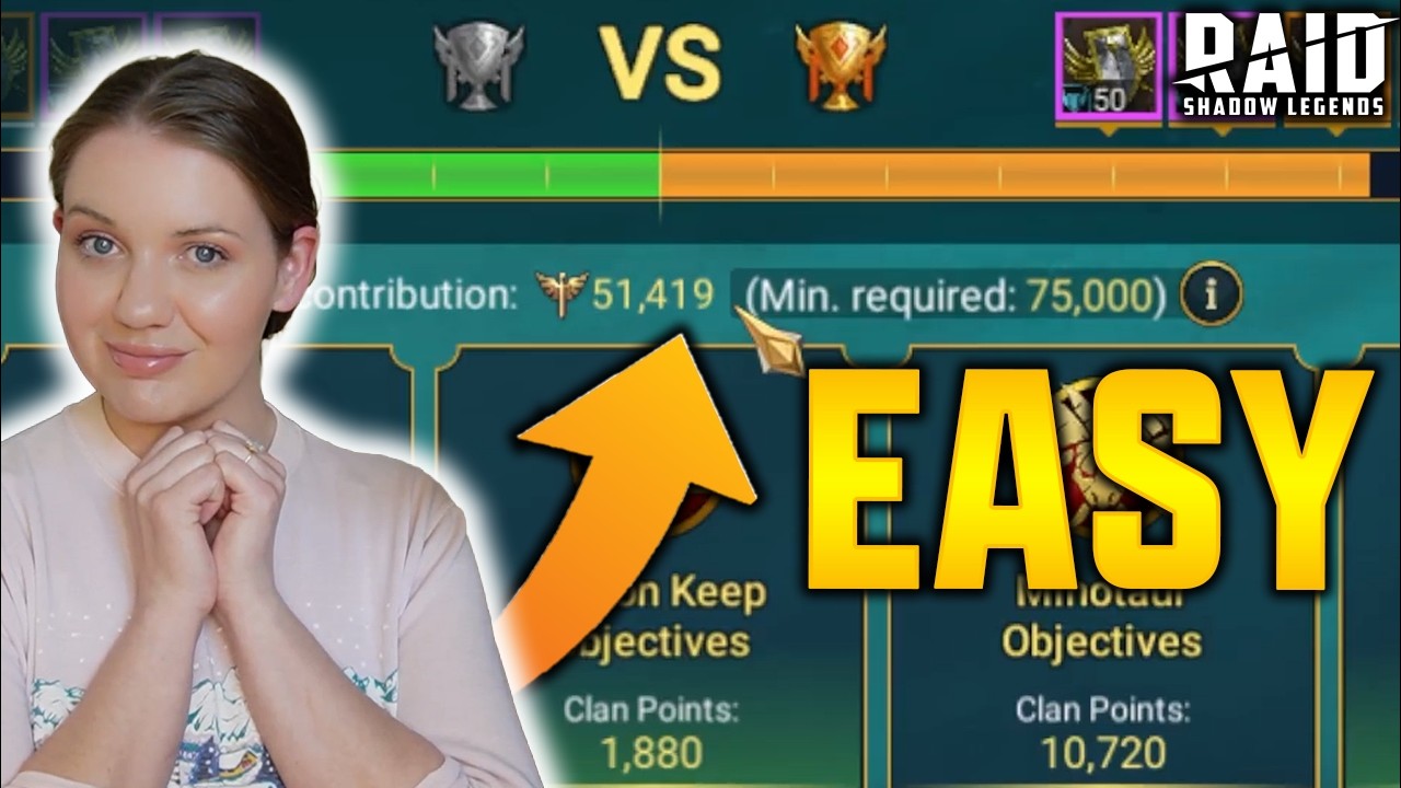 EASY 50K CLAN V CLAN POINTS - Raid: Shadow Legends - RSL