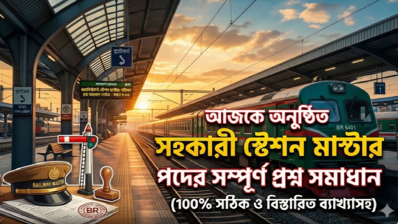 Bangladesh Railway Assistant Station Master Recruitment Exam Question Solution | Assistant Statio...