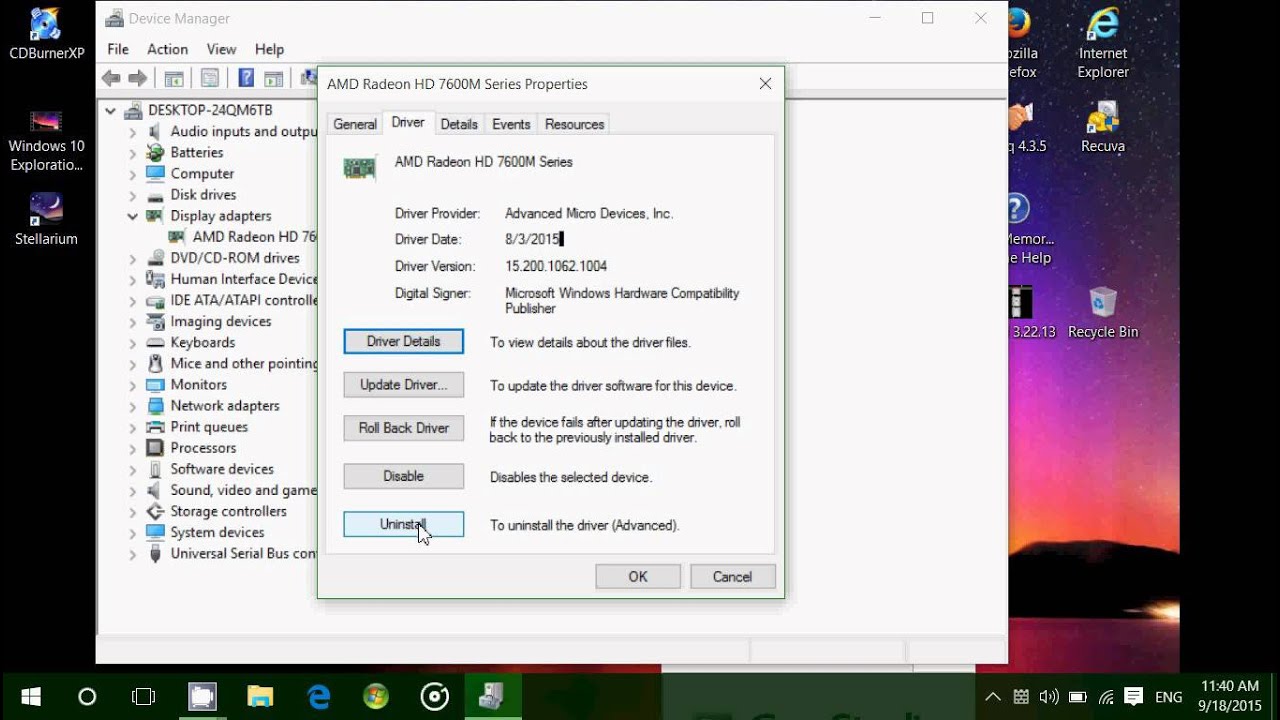 Основные сведения о диспетчере устройств и драйверах Windows 10.