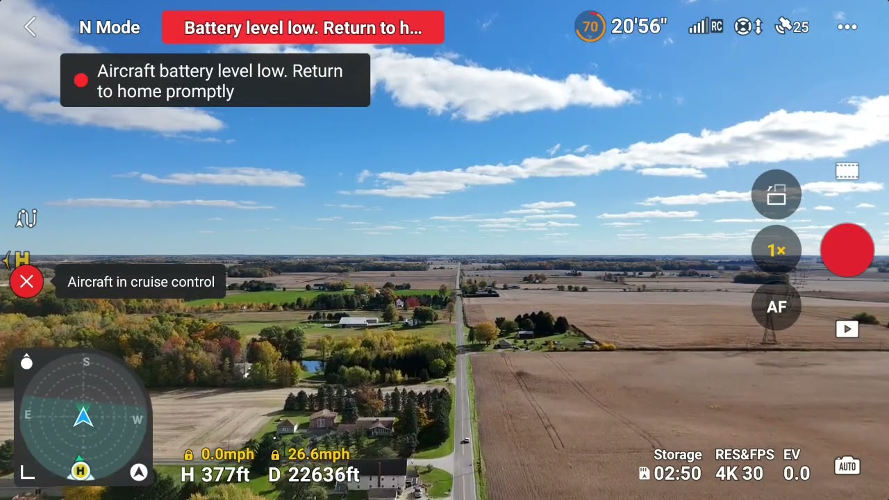 dji mini 4 pro first range test of 2023, 5 miles to 0% 😥