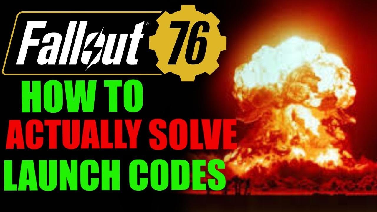 Fallout 76 How To Solve Nuke Launch Codes, Properly