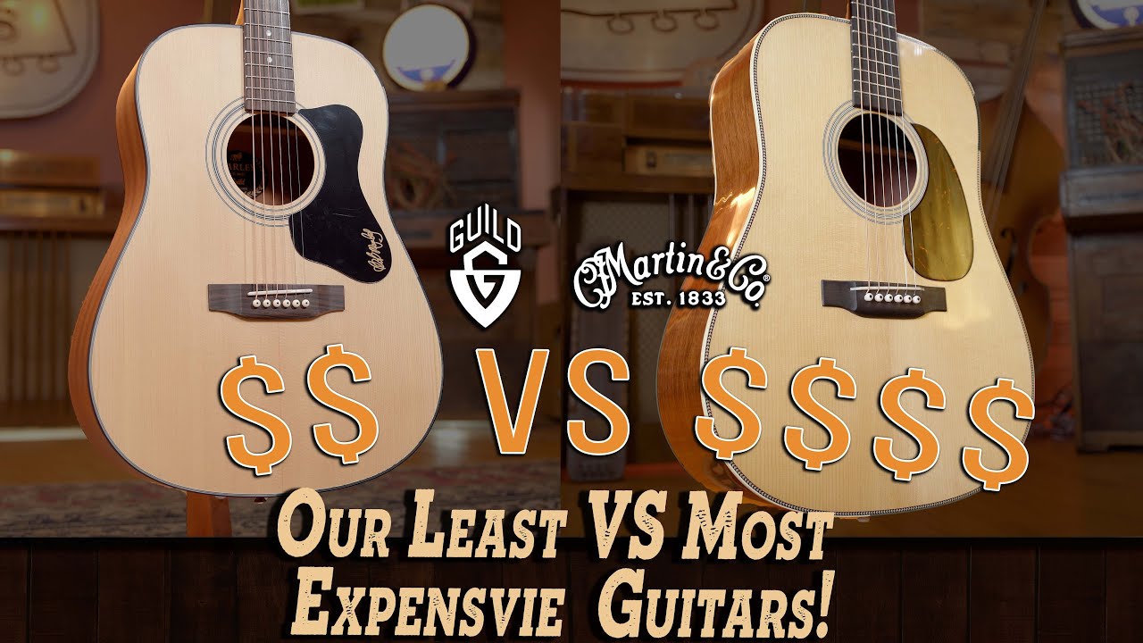 The REAL Difference An Expensive Guitar Makes | Guild VS Martin Test