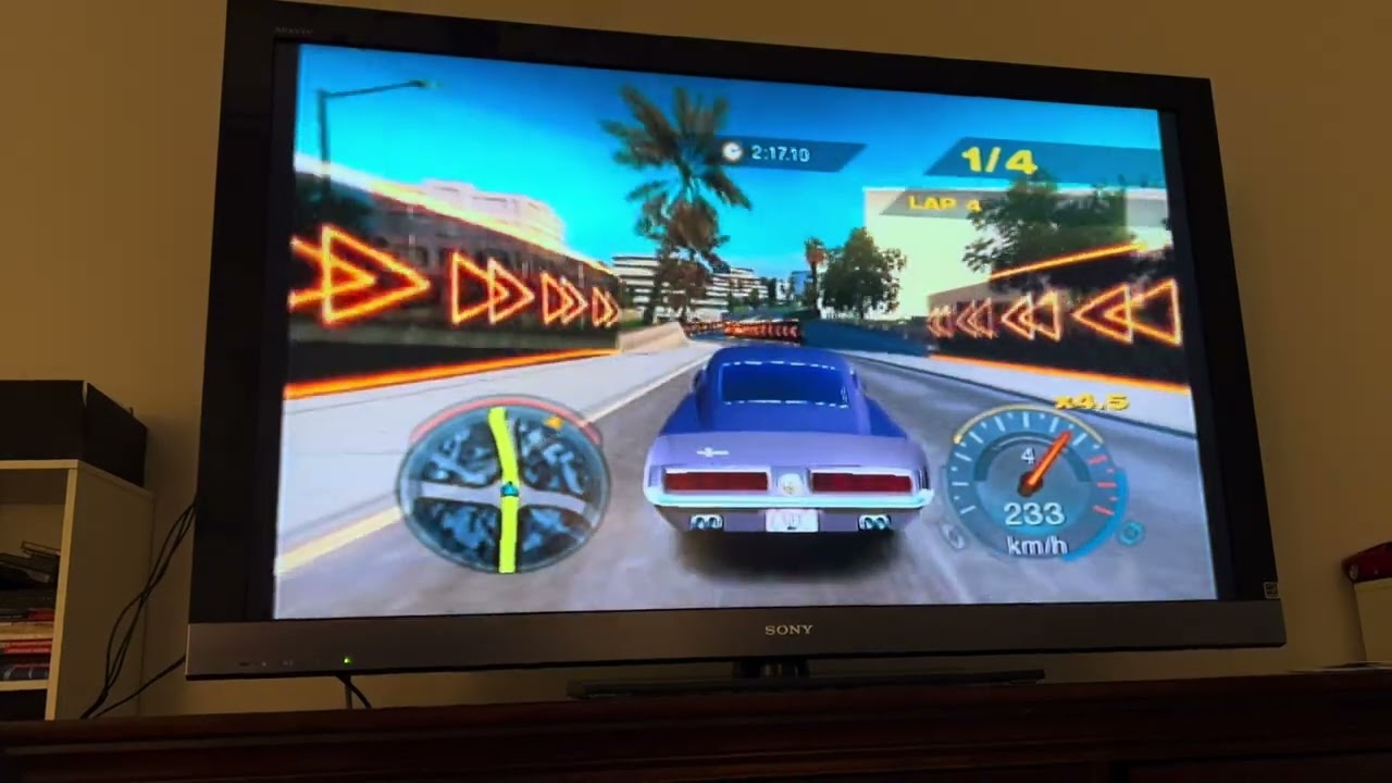 Need For Speed Undercover PS2 Timed Circuit Silver 16,292 Meters 