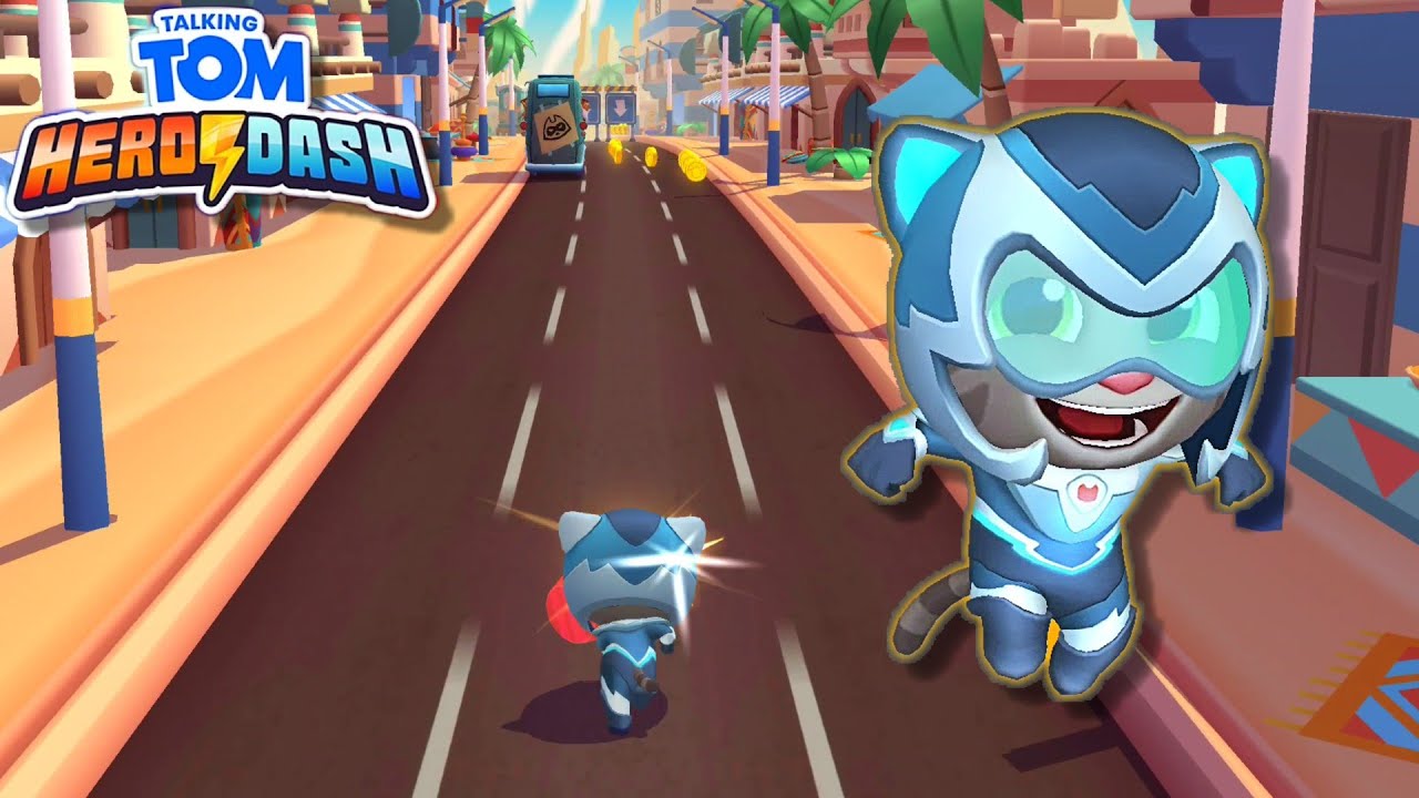 Talking Tom Hero Dash Ice Bolt Tom Obstacle Crazy in SPLASHTASTIC FUN