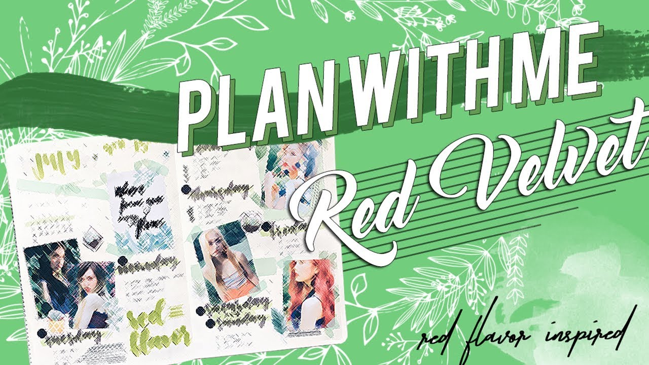 Bullet Journal: Plan With Me - Red Velvet Spread | cllalagram