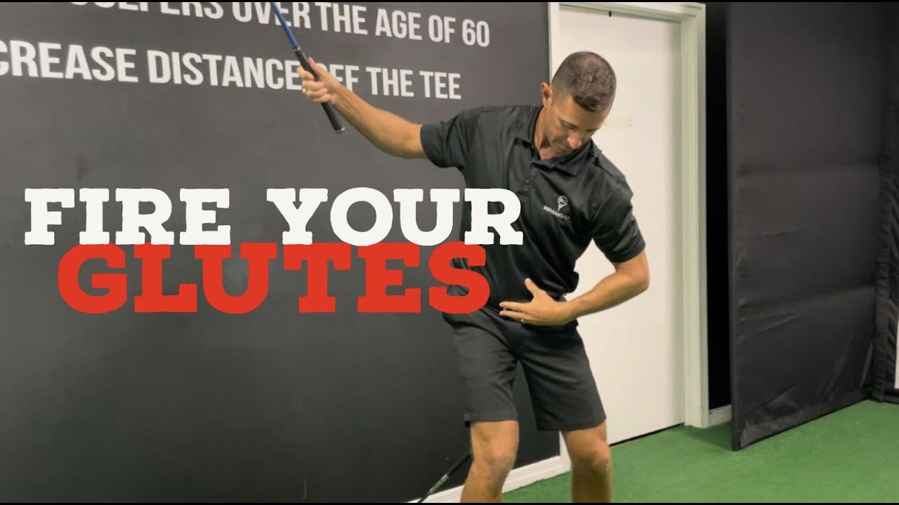 Fire Your Glute To Generate Power In The Golf Swing!