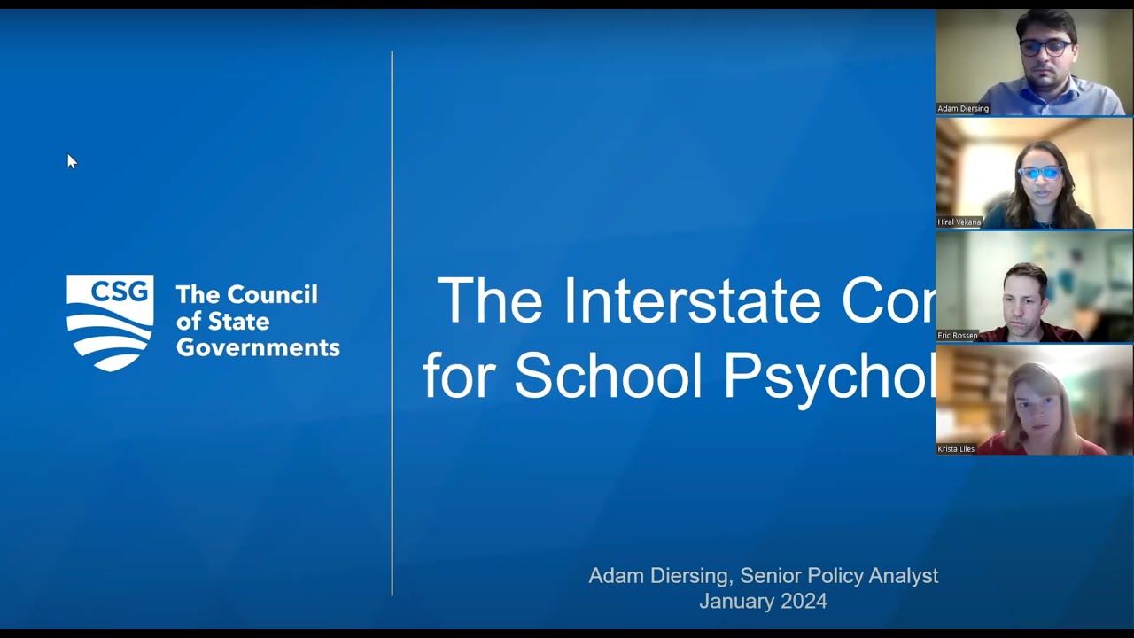 The Interstate Compact for School Psychologists