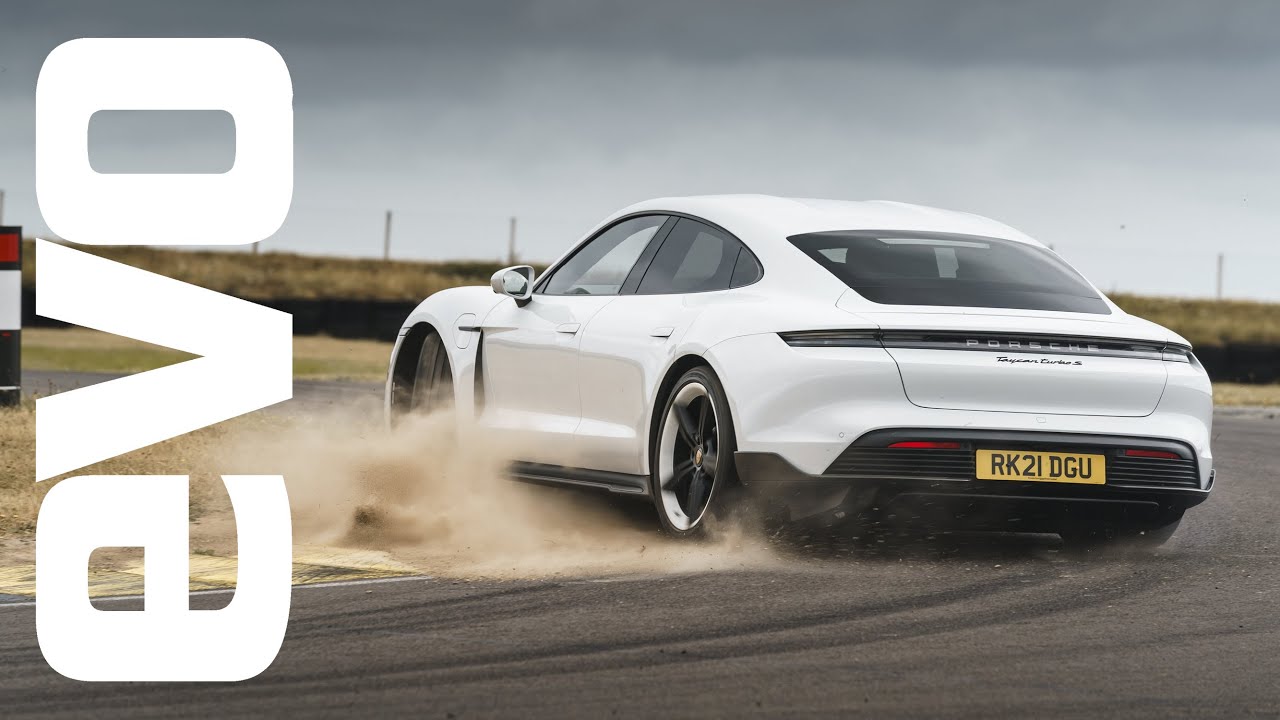 Porsche Taycan Turbo S — насколько быстр электрический Porsche на трассе? | evo LEADERBOARD