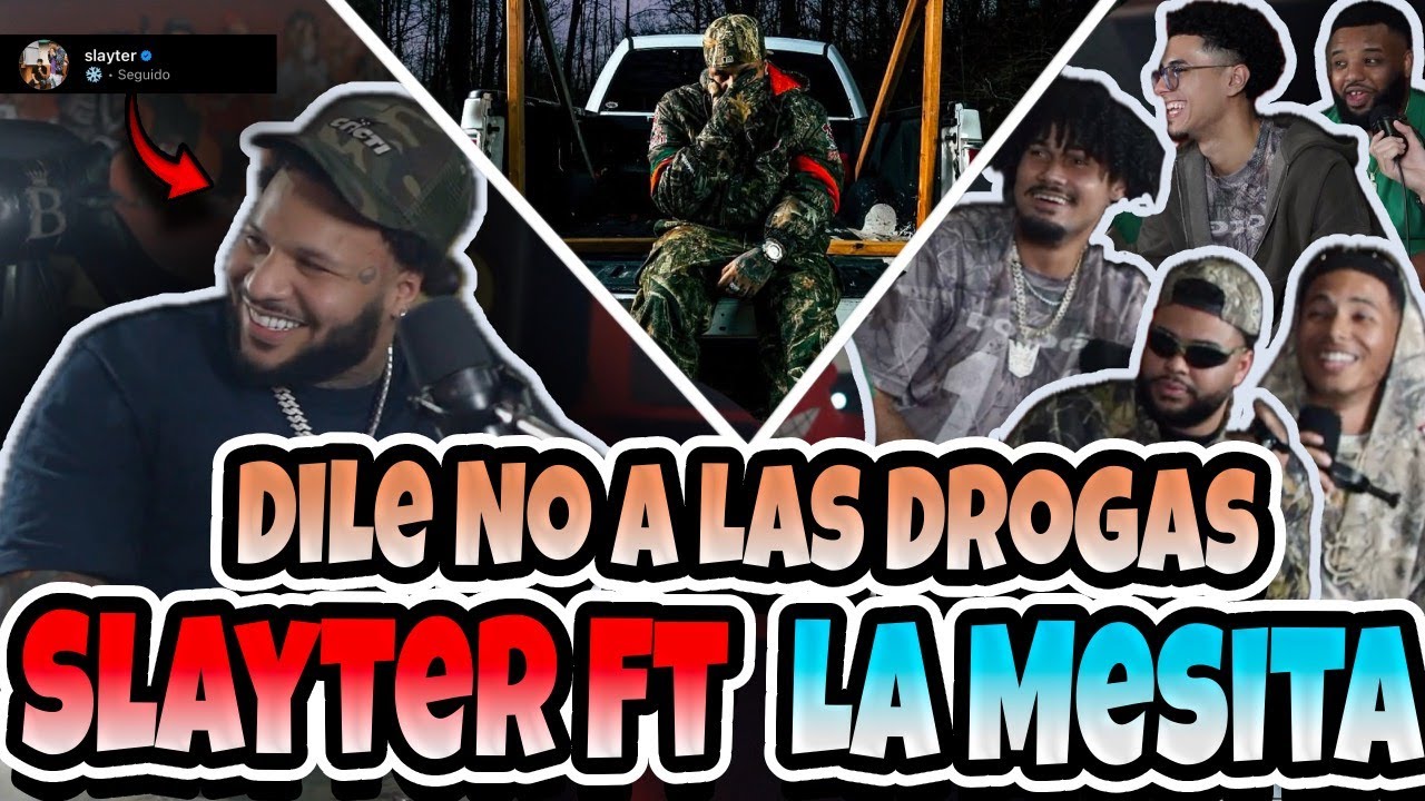 Slayter Habla De Todo,Su Relación Con Yovngchimi,Su Música y REACCIÓN a Dile No A Las Drogas!