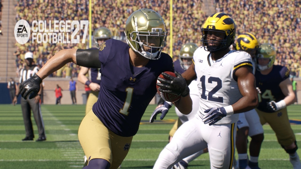 Геймплей College Football 27 &mdash; Мичиган против Нотр-Дам &mdash; Полный матч (PS5)