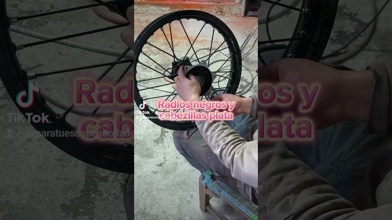 radiado llanta enduro KTM 2024 pintura en polvo buje tel&eacute;fono 633726973
