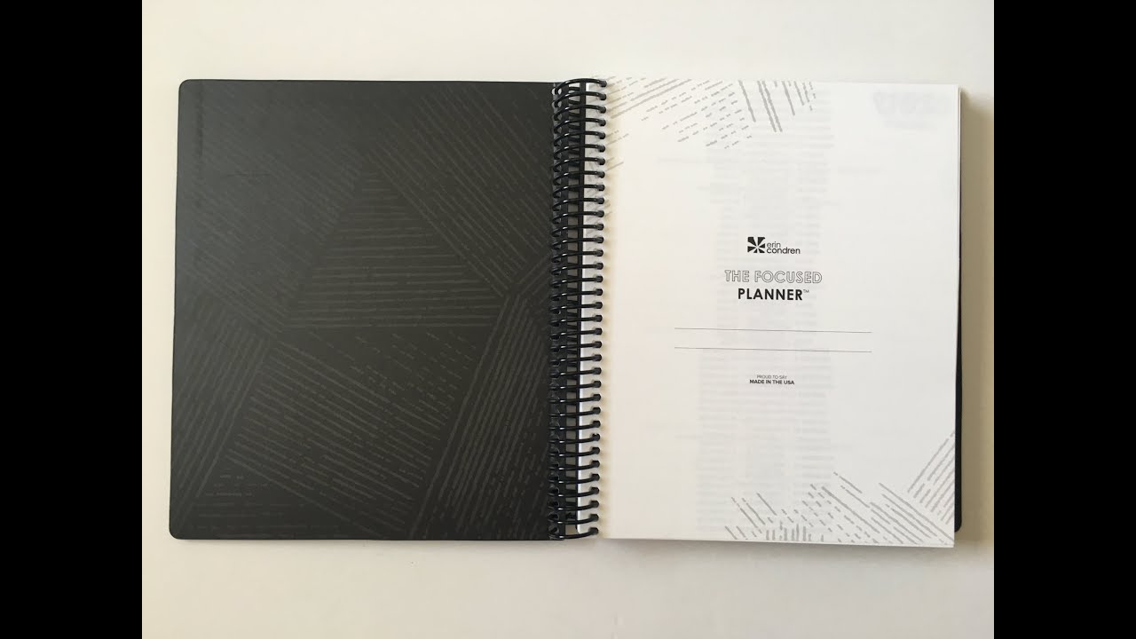 Erin Condren The Focused Planner Review (Coil Bound)